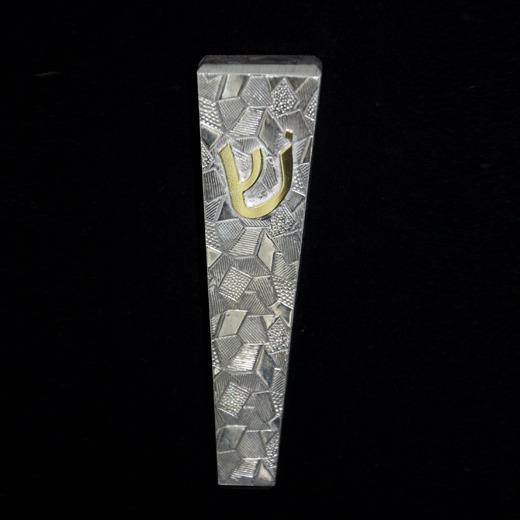 Yonaton Mezuzah, Patchwork Texture