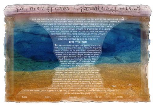 My Love, My Friend Ketubah