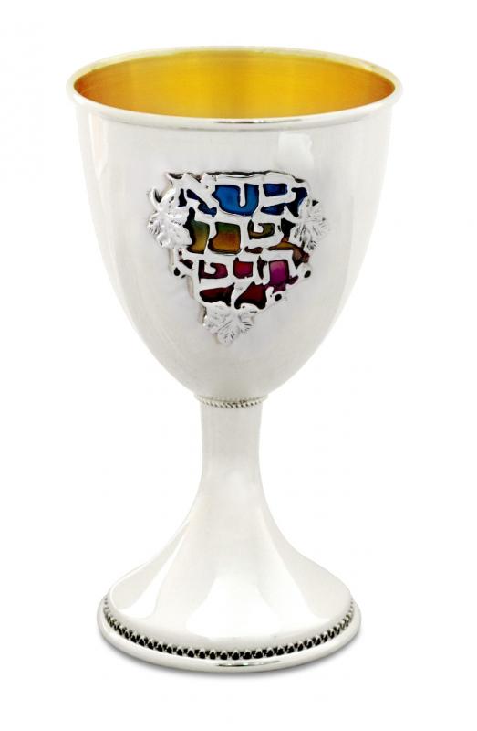 Levi Enameled Kiddush Cup