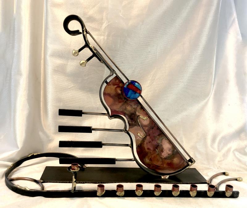 Musical Instrument Menorah