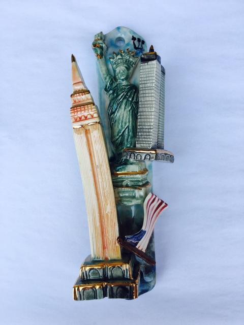 NYC Mezuzah - Painted Porcelain