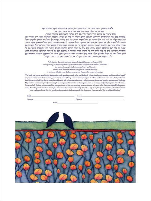 Poppies Forever Ketubah