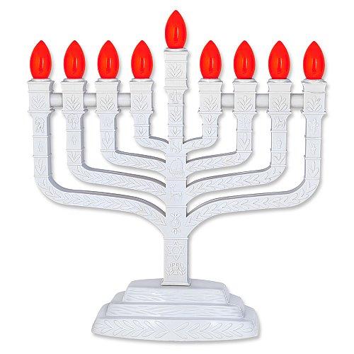Electric Knesset Menorah Plastic
