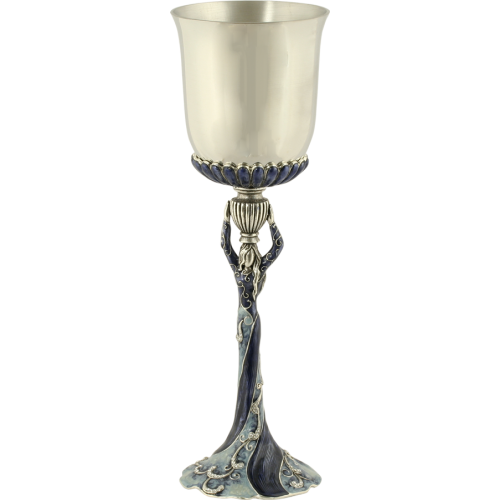 Miriam Cup Blue and Silver by Quest Collection