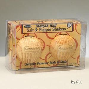 Matzah Ball Salt and Pepper Shakers - Passover Gifts