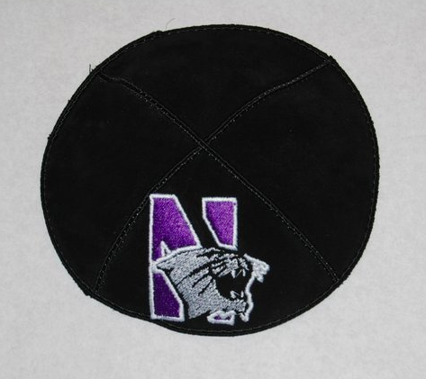 Northwestern Kippah - Suede