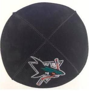 San Jose Sharks Kippah - Suede