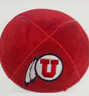 University of Utah Kippah - Suede