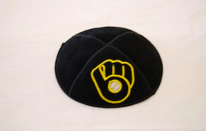 Milwaukee Brewers Kippah - Suede