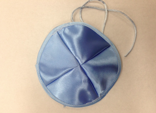 Baby Blue Baby Kippah - Satin