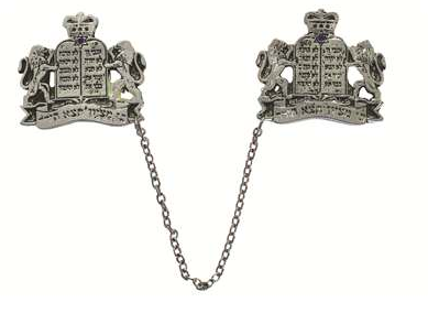 Lion Talit Clip - Silver