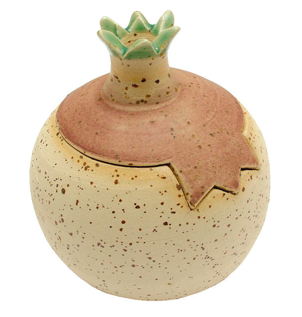 Pomegranate Container - Ceramic