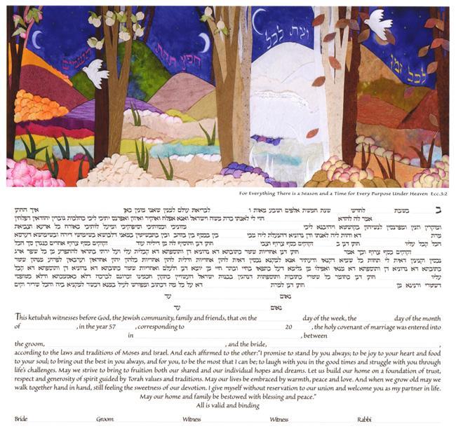 Seasons Ketubah