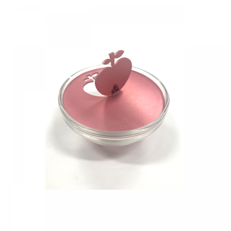 Small Apple Honey Dish Raspberry