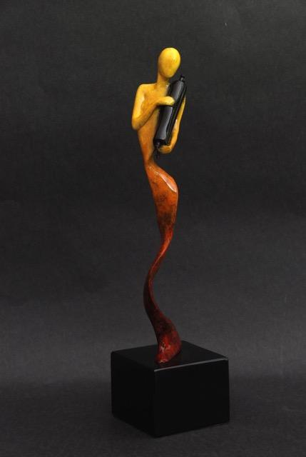 Spirit of Torah Sculpture by Karen Coburn - Bronze