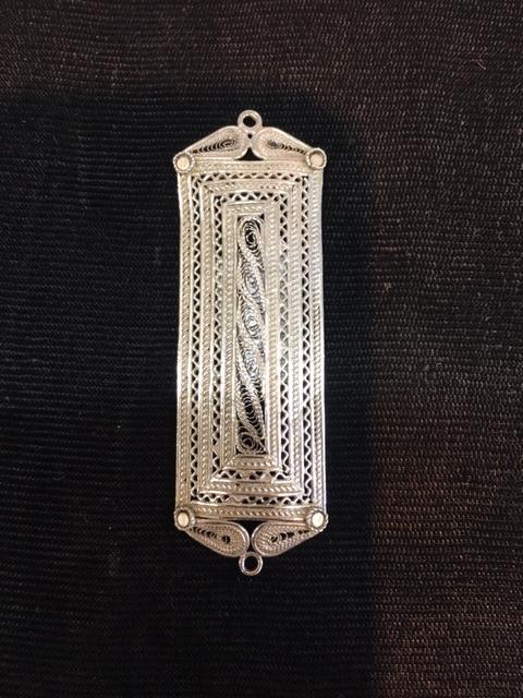 Sterling Silver Mezuzah by Zadok