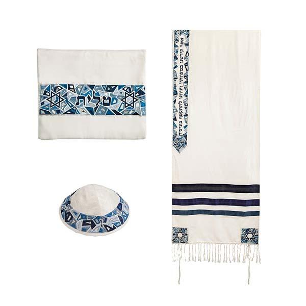 Magen David Blue Talit