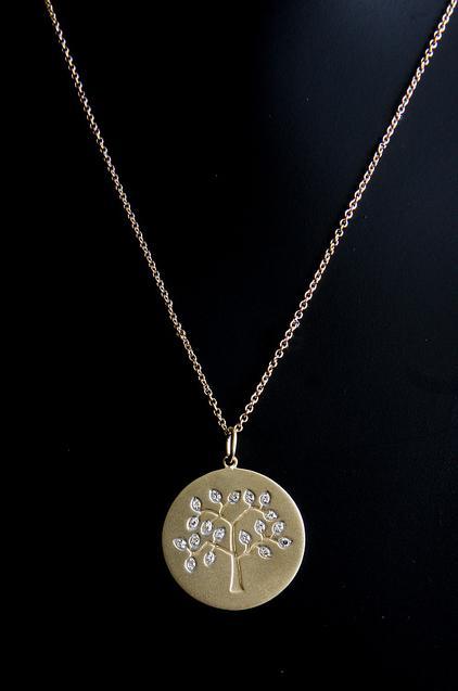 Diamond Tree of Life - Yellow Gold