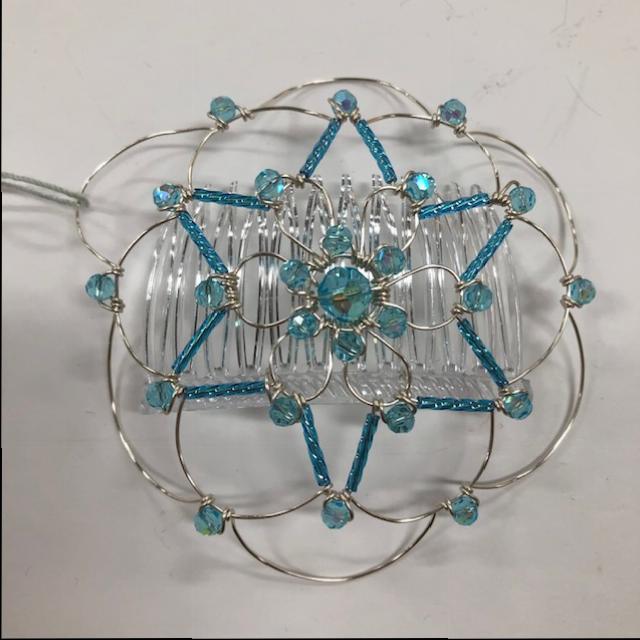 Turquoise Silver Star Wire Kepa