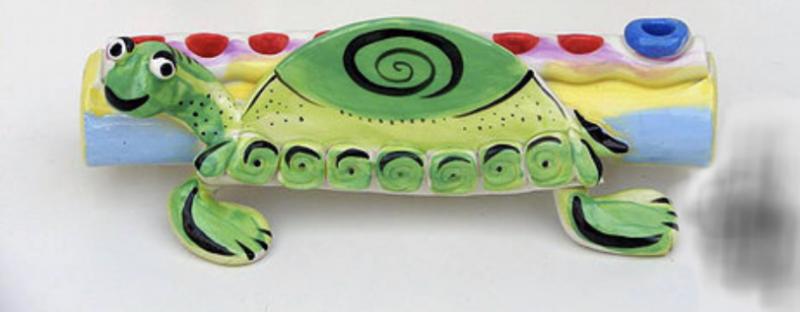 Turtle Menorah by Inna