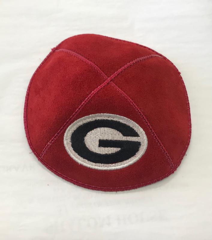 University of Georgia Kippah-Suede